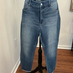 White House Black Market Blue Skinny  Jeans crop #4